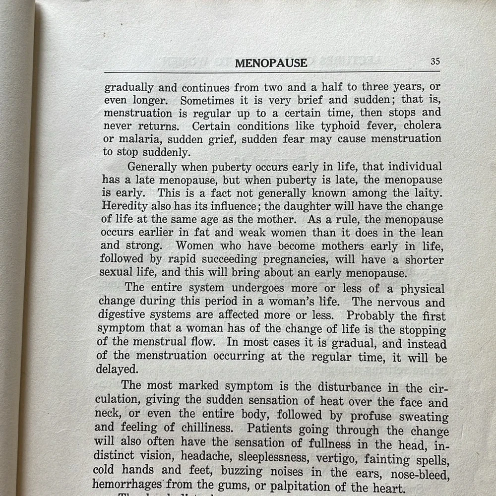 Lectures of Interest to Women by Royal A McClure, c1919, Seattle Maternity Hospi